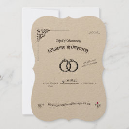 Convites Casamento de Feitiço de Sumiço