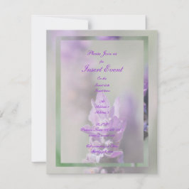 Convites Casamento de flor de lavanda roxa | Personalizar