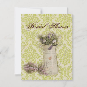 Convites casamento de flor silvestre e silvestre