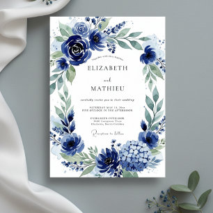 Convites Casamento de Flora Botânica Naval