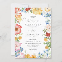 Casamento de Florais de Multicores primavera