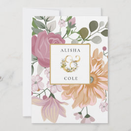 Convites Casamento de Flores de Verão