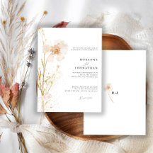 Casamento de Flores Douradas e Escamosas Romântica