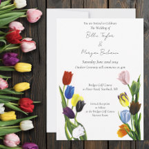 Casamento de Flores LGBTQ mais Tulips
