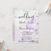 Casamento de Flores Roxas Simples Personalizadas