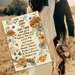 Convites Casamento de Flores Russas Toneladas na Terra