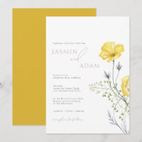 Casamento de Flores Selvagens Brancas Monograma Am
