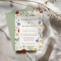 Casamento de Flores Silvestres com Aquarela Capric