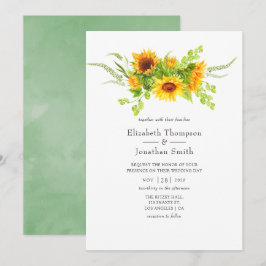 Convites Casamento de flores suntuosas boêmicas