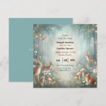 Casamento de Floresta Encantada de Teal e Peach