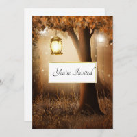 Casamento de Floresta Mágica com Luzes de Fada