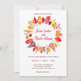 Convites Casamento de Florestas de Caça ao Cogumelo Selvage