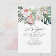 Casamento de Folhagem Tropical Beach Floral Greene