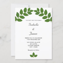 Casamento de Folhas de Louro Verde