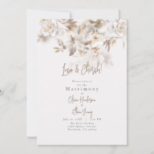 Convites Casamento de Folhas Maciças