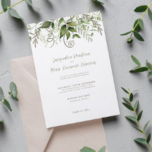 Casamento de Folhas Tropicais de Molercola Verde