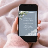 Casamento de Foto Botânica Eucalyptus Azul Dusty