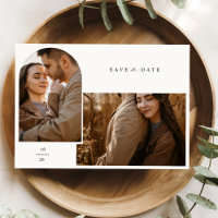 Casamento de Foto Clássico Elegante Salvar a Data