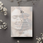 Convites Casamento de Foto de Ampersand Monograma<br><div class="desc">Personalize este convite de casamento clássico e elegante com seu monograma ou duograma junto com um guião decorativo. Adicione seus detalhes de casamento abaixo em eterno preto com sotaques de script de caligrafia, sobrepostos em uma foto vertical favorita com uma camada opaca para contraste de texto. Uma bela escolha em...</div>