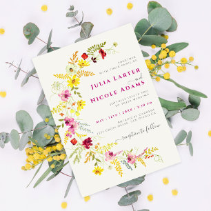 Convites Casamento de Foto de Flores de Orquídeas Selvagens