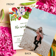 Casamento de Foto de Hibiscus Ilha Floral Tropical