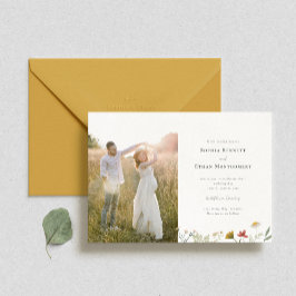 Convites Casamento de Foto de Leander Wildflower
