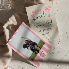 Convites Casamento de Foto de Verão de Pastel Whimsical