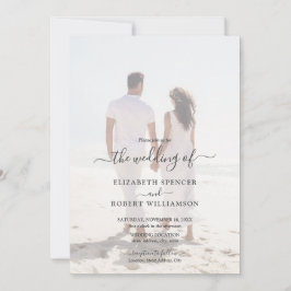 Convites Casamento de Foto Elegante