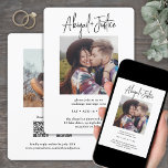 Convites Casamento de Foto Minimalista All-In-One 2 de RSVP<br><div class="desc">Convide a família e os amigos para uma simples celebração de na moda casamento com convites minimamente multifunções. Com apenas um cartão, você pode convidar convidados de casamento para a sua próxima comemoração de dia especial, fornecer todos os detalhes importantes (como instruções, registro, acomodações de hotel) e deixar que o...</div>