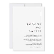 Casamento de Foto Minimalista Moderna