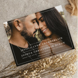 Convites Casamento de Foto Simples