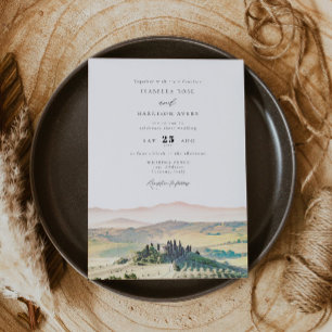 Convites Casamento de Foto Skyline Skyline, da TUSCANY Ital