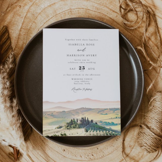 Convites Casamento de Foto Skyline Skyline, da TUSCANY Ital (Criador carregado)