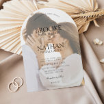 Convites Casamento de Fotografia do Arch Elegante Moderno<br><div class="desc">Apresentando seu dia de casamento com sofisticação e elegância modernas, nosso Convite para Casamento em Forma de Arco é a escolha ideal para casais que apreciam a beleza da simplicidade. Este belamente feito convite mostra uma mistura única de elementos design e eternos contemporâneos. A silhueta distintiva de arco do convite...</div>