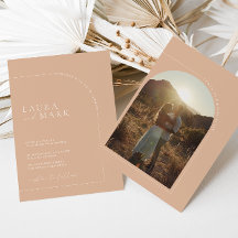 Casamento de Fotografia do Arch Tan Boho Minimalis