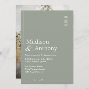 Convites Casamento de Fotografia do Script de Orçamento Ver