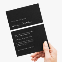 Casamento de Fotografias com Cabeçalho Negro Elega