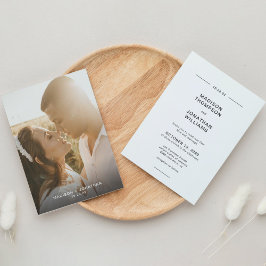 Convites Casamento de Fotografias com Script Mínimo Simples