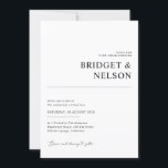 Convites Casamento de Fotografias da Floresta Chic Rustic<br><div class="desc">Este design de convite para o casamento,  com uma frente clássica baseada em texto e uma fotografia romântica temática sobre a floresta no verso,  incorpora uma mistura de simplicidade e elegância.</div>