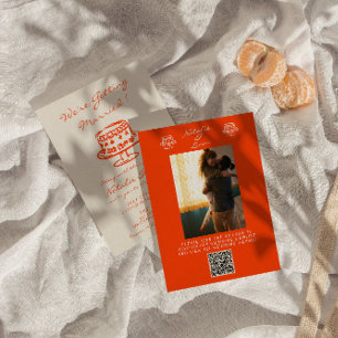 Convites Casamento de Fotografias de Bolo Colorido de Mão D