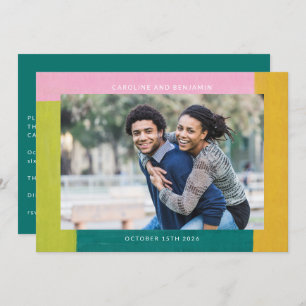 Convites Casamento de Fotografias de Casal de Formas Colori