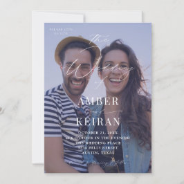 Convites Casamento de Fotografias de Shades Roxos