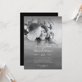 Convites Casamento de Fotografias de Sobreposição de na mod