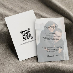 Convites Casamento de Fotografias de Sobreposição de Script