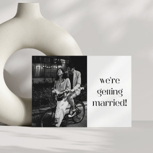 Convites Casamento de Fotografias Mínimo e Simples