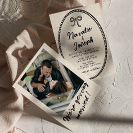 Convites Casamento de Fotografias Modernas Únicas por Vinta