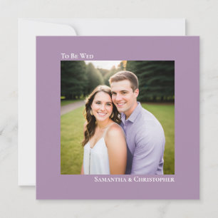 Convites Casamento de Fotografias na Praça da Lavanda Minim
