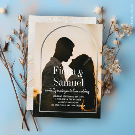 Convites Casamento de Fotografias Personalizadas do Ouro Su