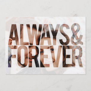 Convites Casamento de Fotografias Personalizadas Sempre e p