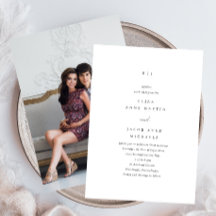 Casamento de Fotografias Simples de Monograma Pret